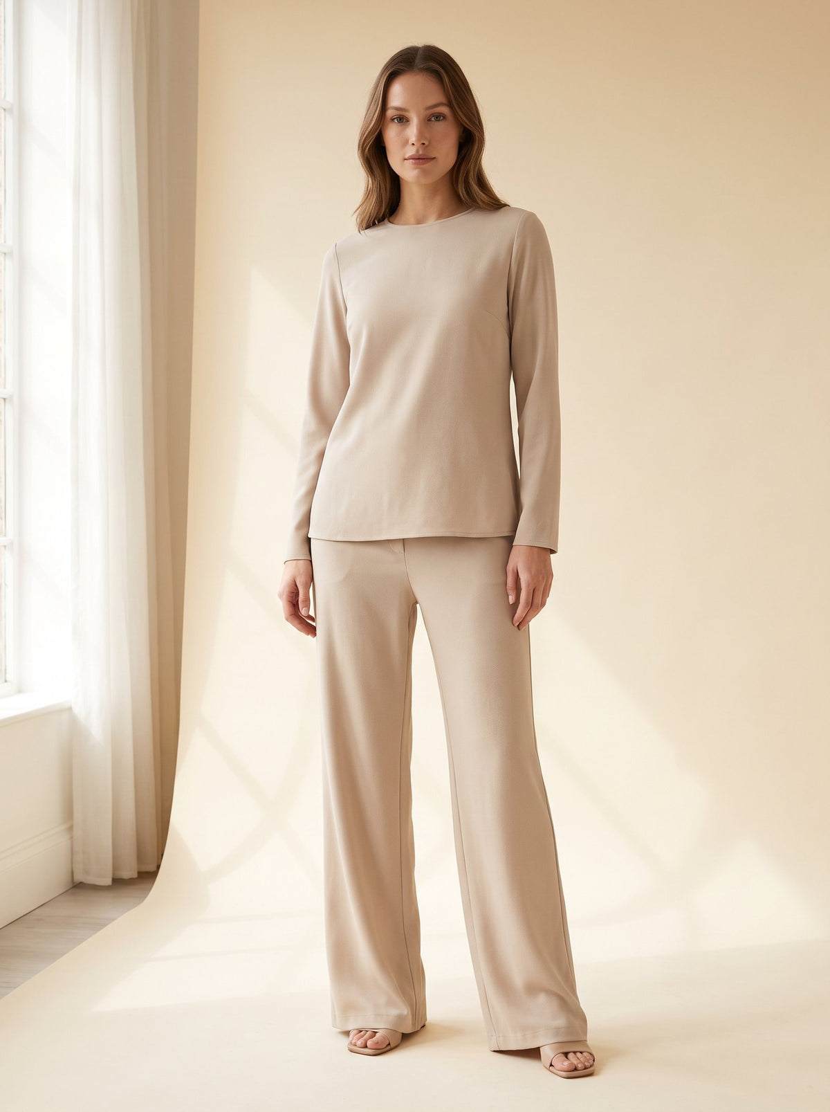 Eleanor stone long sleeve modest two piece set